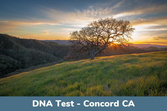Concord CA DNA Testing Locations