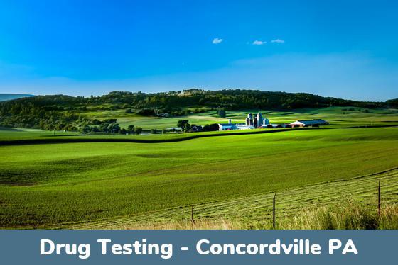 Concordville PA Drug Testing Locations