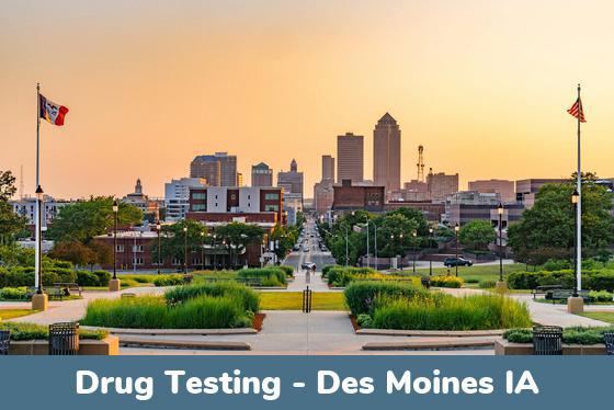 Des Moines IA Drug Testing Locations