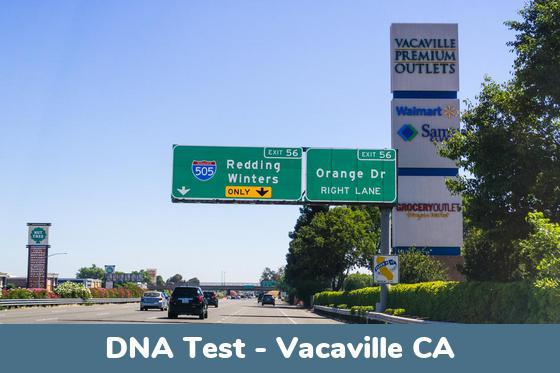 Vacaville CA DNA Testing Locations
